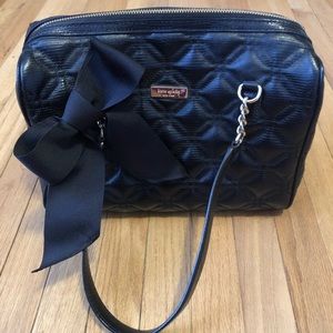 Kate Spade Black Quilted Bow Bag